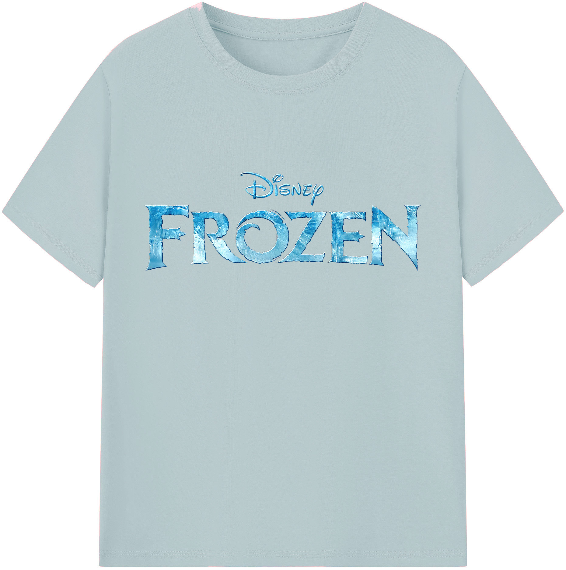 （画像用） アナと雪の女王 アンナ エルサ Frozen Anna Elsa 綿100％半袖Tシャツ（フロントプリント）